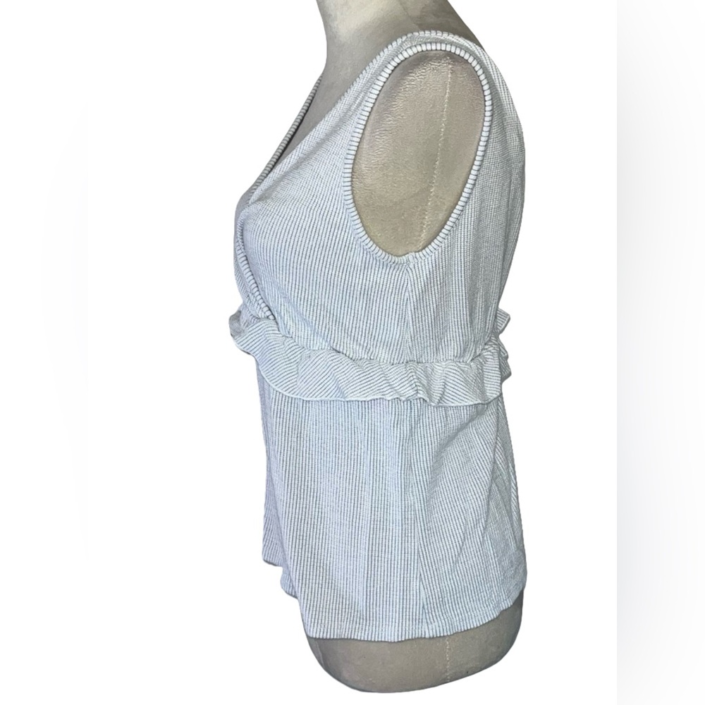 Caution To The Wind Stripped Blouse Sleeveless Top S - Picture 3 of 6